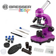 bresseroptik Bresser Optik Biolux SEL Schülermikroskop Kinder-Mikroskop Monokular 1600 x Auflicht, Durchlicht