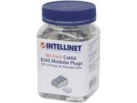 intellinet 90er-Pack Cat6A RJ45-Modularstecker STP 2-Punkt-Aderkontaktierung für Litzendraht 90 Ste