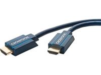 clicktronic HDMI Aansluitkabel [1x HDMI-stekker - 1x HDMI-stekker] 1.5 m Blauw