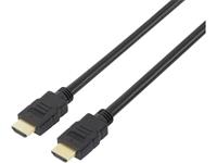 SpeaKa Professional HDMI Aansluitkabel [1x HDMI-stekker - 1x HDMI-stekker] 10 m Zwart