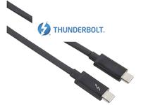 hama Thunderbolt™ 3 Anschlusskabel [1x Thunderbolt™ 3 Stecker (USB-C™) - 1x Thunderbolt™ 3 S