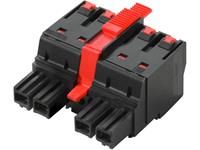Weidmüller Stiftgehäuse-Kabel BU/SU Polzahl Gesamt 4 Rastermaß: 10.16mm 24St.