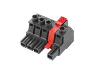 Weidmüller Buchsengehäuse-Kabel BU/SU Polzahl Gesamt 3 Rastermaß: 10.16mm 21St.