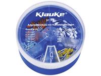 Klauke ST3B Adereindhuls assortiment 0.25 mmÂ² 1 mmÂ² Lichtblauw, Wit, Geel, Oranje, Turquoise 150 onderdelen