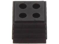 Weidmüller CABTITE SE 4/4-5 SML BK Dicht-inzetstuk Klem-Ø (max.): 5 mm TPE (geurloos rubbermengsel) Diepzwart 10 stuk(s)