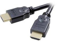 speakaprofessional HDMI Anschlusskabel [1x HDMI-Stecker - 1x HDMI-Stecker] 1.50m Schwarz