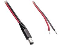 BKL Electronic Laagspannings-aansluitkabel Laagspanningsstekker - Open kabeleinde 3.50 mm 1.10 mm 0.30 m 1 stuks