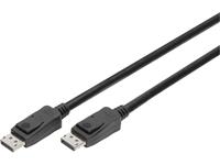 digitus DisplayPort Anschlusskabel [1x DisplayPort Stecker - 1x DisplayPort Stecker] 3.00m Schwarz