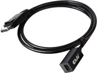 club3d DisplayPort Aansluitkabel [1x DisplayPort stekker - 1x Mini-DisplayPort bus] 1 m Zwart
