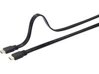 speakaprofessional SpeaKa Professional HDMI Aansluitkabel HDMI-A stekker, HDMI-A stekker 5.00 m Zwart SP-7541956 Audio Return Channel (ARC), Vergulde steekcontacten, Zeer