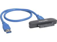 manhattan USB 3.0 Adapter [1x USB 3.0 Stecker A - 1x SATA-Kombi-Stecker 7+15pol.]