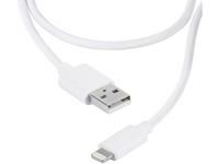 vivanco USB 2.0 Aansluitkabel [1x USB-stekker - 1x Apple dock-stekker Lightning] 1.2 m Wit