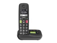 gigaset E290A Draadloze DECT-telefoon Compatibel voor hoorapparatuur, Antwoordapparaat, Handsfree, Babyfoon Zwart