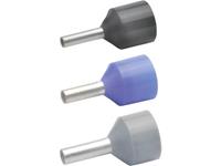 KLAUKE Aderendhülse, 2,5mm², 8mm, Isoliert, Polypropylen(PP), blau, Kupfer, verzinnt