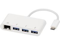 vivanco USB-C Adapter [4x RJ45-Buchse, USB 3.0 Buchse A - 1x USB-C™ Stecker] 39637