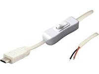 BKL Electronic 10080117 USB-connector Stekker, recht 2-polig bezet Zwart 1 stuk(s)