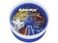 Klauke ST1B Adereindhuls assortiment 0.50 mmÂ² 2.50 mmÂ² Oranje, Wit, Geel, Rood, Blauw 400 onderdelen