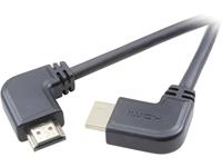 speakaprofessional HDMI Anschlusskabel [1x HDMI-Stecker - 1x HDMI-Stecker] 3.00m Schwarz