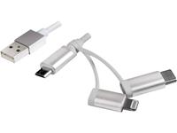 LogiLink Daten- & Ladekabel, USB-A - Micro-USB Stecker