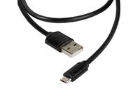 Vivanco USB-kabel USB 2.0 USB-A stekker, USB-micro-B stekker 2.00 m Zwart 36292