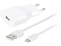 vivanco Apple iPad/iPhone/iPod Anschlusskabel [1x USB 2.0 Stecker A - 1x Apple Lightning-Stecker] 1.