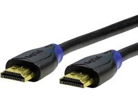 logilink HDMI Aansluitkabel [1x HDMI-stekker - 1x HDMI-stekker] 3 m Zwart
