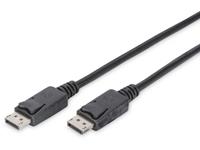 digitus DisplayPort Aansluitkabel [1x DisplayPort stekker - 1x DisplayPort stekker] 3 m Zwart