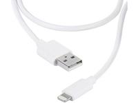 vivanco USB 2.0 Aansluitkabel [1x USB-stekker - 1x Apple dock-stekker Lightning] 2 m Wit