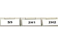 hellermanntyton TAG11LA4-1101-WH Kabel-Etikett Helatag 5.1 x 16.5mm Farbe Beschriftungsfel