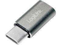 LogiLink USB Adapter, USB-C Stecker - Micro USB Kupplung