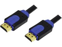 LogiLink HDMI Aansluitkabel HDMI-A stekker, HDMI-A stekker 2.00 m Zwart CHB1102 HDMI-kabel