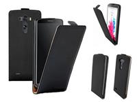 LG Leren flip case telefoonhoesje voor  G3 zwart 