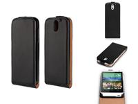 HTC Leren  Desire 610 Flip Case zwart 