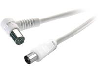 speakaprofessional Antennen Anschlusskabel [1x Antennenstecker 75Ω - 1x Antennenbuchse 75 Ω] 10