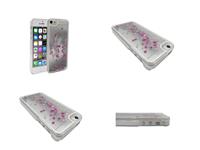 Apple Iphone 5 Case met bewegende glitter achterzijde 123Best zilver 