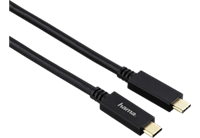 hama USB-C-kabel Zwart 1m