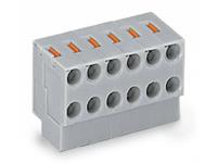 Wago Buchsengehäuse-Kabel 252 Polzahl Gesamt 10 Rastermaß: 3.50mm 150St.