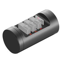 gopro RUIGPRO voor  HERO8 zwart/7/6/5 3-kanaals batterijlader draadloze oplader batterij koffer met LED-indicatielampje