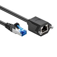 pro CAT 6A extension cable S/FTP (PiMF) black