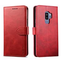 Voor Galaxy S9+ GUSSIM Business Style Horizontal Flip Leather Case met Holder & Card Slots & Wallet(Red)