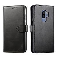 Voor Galaxy S9+ GUSSIM Business Style Horizontal Flip Leather Case met Holder & Card Slots & Wallet(Black)