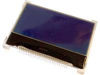 Display Electronic LC-display Wit Blauw 128 x 64 pix (b x h x d) 58.2 x 41.7 x 5.7 mm