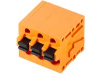 weidmüller LMF 5.00/03/90 3.5SN OR BX Federkraftklemmblock 2.5mm² Polzahl 3 Orange 90St.