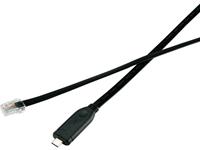 renkforce USB-C Anschlusskabel [1x USB-C™ Stecker - 1x RJ45-Stecker 8p8c] 1.80m Black