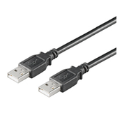 USB 2.0 Hi-Speed Anschlusskabel A/A GOOBAY 93593, 1,8 m, schwarz