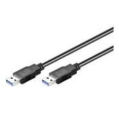 goobay USB 3.0 Super-Speed Anschlusskabel, A/A, 95717, 1 m, schwarz