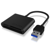 ICY BOX IB-CR301-U3 geheugenkaartlezer Zwart USB 3.0