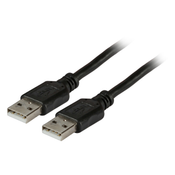 EFB-Elektronik USB2.0 Anschlusskabel 1,8m sw A-A St/St K5253SW.1,8