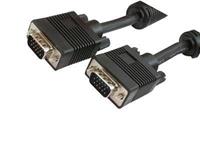 VGA-Kabel MediaRange Anschl. HD 15pin St/St 25.0m schwarz (MRCS126)