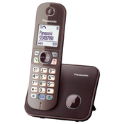 Panasonic KX-TG6811GA Telefon DECT-Telefon Braun Anrufer-Identifikation
